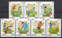 KAMPUCHEA 999-1005,unused (**) Football - Kampuchea