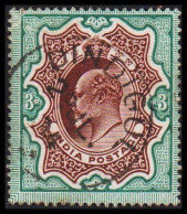 1903-1904. INDIA. Edward VII. 3 R. Beautifully Cancelled UTNDIGUL 29 JL 04 - JF542698 - 1902-11 Koning Edward VII