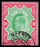 1909. INDIA. Edward VII. 10 R. Beautiful Stamp And Cancel MEERUT. - JF542700 - 1902-11  Edward VII