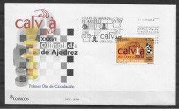 Ajedrez - Chess España 2004 FDC  - Calvia - Echecs