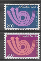 Yugoslavia 1973.  Europa Mi 1507-08  (**) - 1973