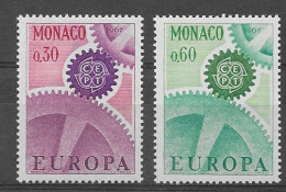 Monaco 1967.  Europa Mi 870-71  (**) - 1967