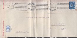 1945. FINLAND. Very Late Censored Cover (folds) To Storebro Sverige Cancelled HELSINKI 7.9.45... (Michel 303) - JF542805 - Covers & Documents