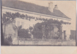 37 - LOCHES 1908 -  CARTE-PHOTO RARE - MAISON BELLE DEMEURE D UN  PARTICULIER - Fondettes