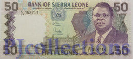 SIERRA LEONE 50 LEONES 1988 PICK 17a UNC - Sierra Leone