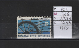 PRIX FIXE Obl 861 YT 966 MIC 1358 SCO 1243 GIB Navigation Sur L'Arkansas 1968  Etats Unis  58A/12 - Usati