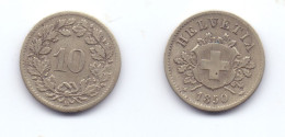 Switzerland 10 Rappen 1850 - 10 Centimes / Rappen