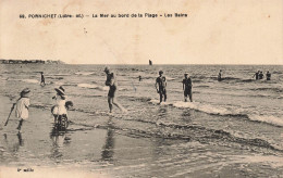 FRANCE - Pornichet - La Mer Au Bord De La Plage - Les Bains - Carte Postale Ancienne - Pornichet