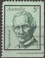 AUSTRALIA 1968 Famous Australians - 5c Edgeworth David (geologist) FU - Oblitérés