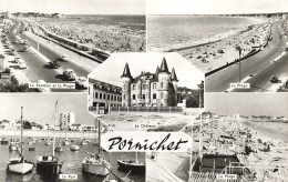 FRANCE - Pornichet - Le Château - Le Remblai Et La Plage - Le Port - Carte Postale - Pornichet