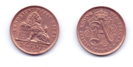 Belgium 2 Centimes 1910 (Dutch Legend) - 2 Centimes