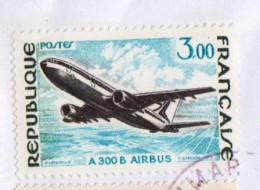 Y&T 1751 - 1973 "A 300 B-AIRBUS" OBLITÉRÉ CACHET ROND SUR FRAGMENT (1620)_Ti615 - 1960-.... Matasellados