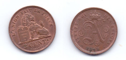 Belgium 2 Centimes 1919 (French Legend) - 2 Cents