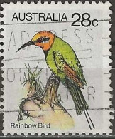 AUSTRALIA 1980 Birds - 28c. - Australian Bee-eater ('Rainbow Bird') FU - Usados