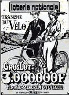 REPRODUCTION-Affiche Loterie Nationale "Tranche Du Vélo" (nmr70)_RLVP17 - Cycling