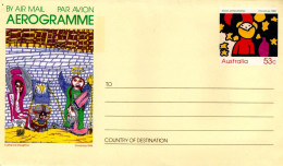 AUSTRALIE AEROGRAMME NEUF NOEL 1988 - Postal Stationery