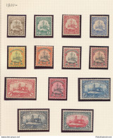 1900 Africa Del Sud Ovest Tedesca - Yvert N. 13/25 - MLH* - Sonstige & Ohne Zuordnung