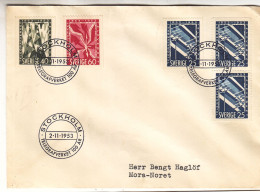 Suède - Lettre De 1953 - Oblit Stockholm - Télégraphe - Valeur 7 Euros - - Storia Postale