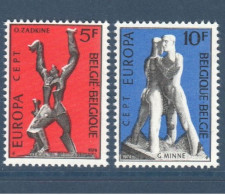 Belgique België, **, Yv 1707, 1708, Mi 1766, 1767, SG 2350, 1351, Europa 1974, - Neufs