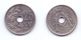 Belgium 25 Centimes 1927 (Dutch Legend) - 25 Cents