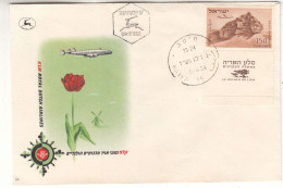 Israël - Lettre FDC De 1964 - Oblit Haifa - Avions - - Storia Postale