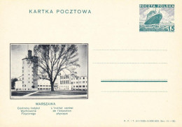 Poland Postcard Cp  68 Il.30: Sport Central Institute Of Physical Education - Storia Postale