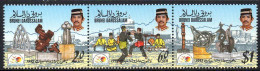 Brunei 0446/48 Sport De Combat, Tourisme, Asean, Musique, Culture - Emissions Communes
