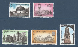 Belgique België, **, Yv 1710, 1711, 1712, 1713, 1714, Mi 1770 à 1774, SG 2354 à 2358, - Neufs