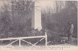 37 - MONNAIE - MONUMENT "AUX HEROS  DE L'AIR "  Accident D'AVION 1925 - PILOTE FOINY DU 31° R.A ET MECANICIEN FOUCHER - Monnaie
