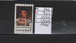 PRIX FIXE Obl 866 YT 973 MIC 1364 SCO 1349 GIB Chef Indien  Joseph 1968 Etats Unis  58A/13 - Used Stamps
