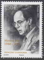 Año 2021  Nº 866 Manuel Mas - Unused Stamps