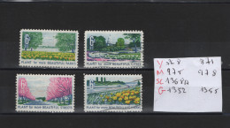 PRIX FIXE Obl 868 871 YT 975 978 MIC 1368A SCO 1352 1355 GIB Embellir L'Amérique 1969_ Etats Unis  58A/13 - Used Stamps