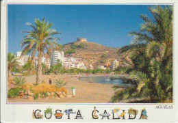 COSTA  CALIDA  - AGUILAS-  (  MURCIA )   C P M  ( 24 / 2 / 121  ) - Murcia