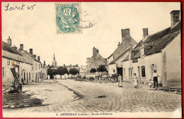 En L'état CPA 45 ARTHENAY (Artenay) - Route D'Orléans - Artenay