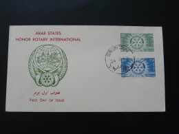 FDC Rotary International Liban Lebanon 1955  - Liban