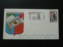 Lettre Flamme Concordante Tricentenaire Du Peuplement St-Pierre Réunion 1965 - Lettres & Documents