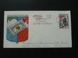 Lettre Flamme Concordante Tricentenaire Du Peuplement St-Paul Réunion 1965 - Lettres & Documents