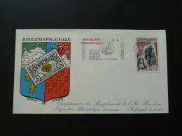 Lettre Flamme Concordante Colbert Tricentenaire Du Peuplement St-Joseph Réunion 1965 - Briefe U. Dokumente