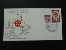 Lettre Cover Jumelage Européen Fribourg Bale Mulhouse 68 Haut Rhin 1965 - 1965