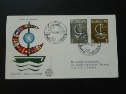 FDC Europa Cept Luxembourg 1966 (ex 1) - FDC