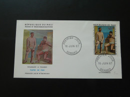 FDC Art Tableau Painting Pablo Picasso Mali 1967 - Picasso