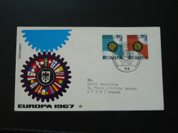 FDC Europa Cept Allemagne Germany 1967 (ex 2) - 1967