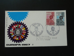 FDC Europa Cept Andorre 1967  - FDC