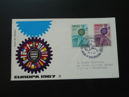 FDC Europa Cept Monaco 1967 (ex 2) - 1967