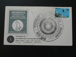 Lettre Cover Rotary Inner Wheel Club Of Bombay Inde India 1976 - Covers & Documents