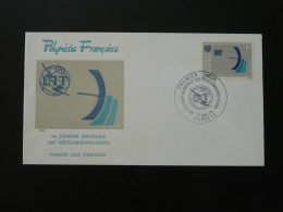 FDC Journée Mondiale Des Telecommunications UIT ITU Polynésie 1978 - FDC