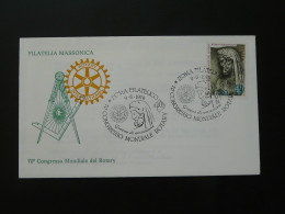 Lettre Masonic Cover Rotary International World Congress Italia 1979 - Freimaurerei
