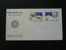 FDC 75 Years Rotary International Samoa 1980  - Samoa