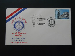 Lettre Cover Rotary International Conference Vapi Inde India 1981 - Storia Postale