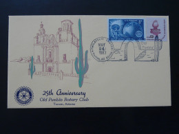 Lettre Cover Rotary International With Cactus Postmark Old Pueblo USA 1983 - Sobres De Eventos